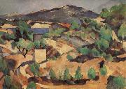 Paul Cezanne Mountains seen from l'Estaque France oil painting artist